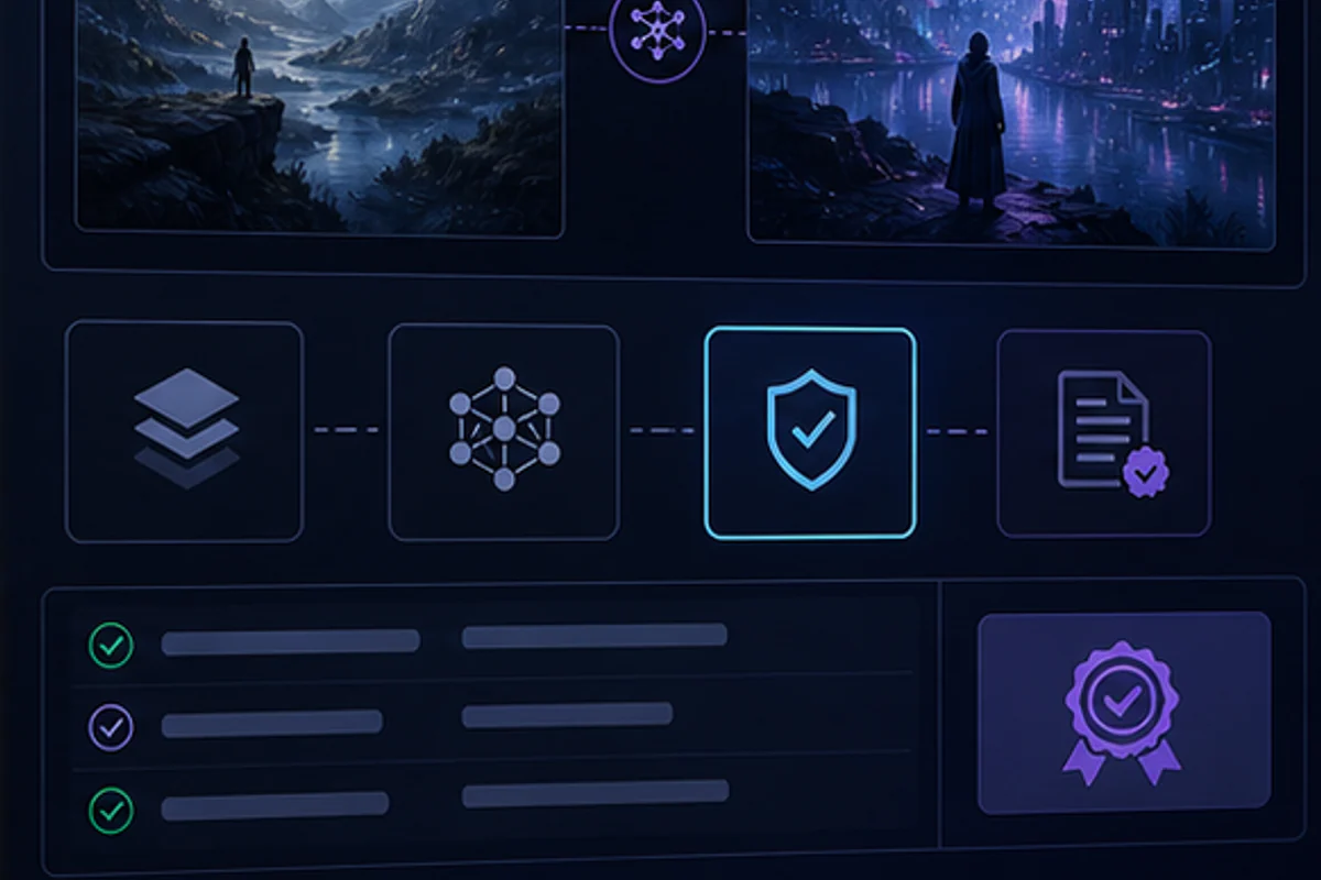 Preserve provenance and disclosure for AI-assisted media