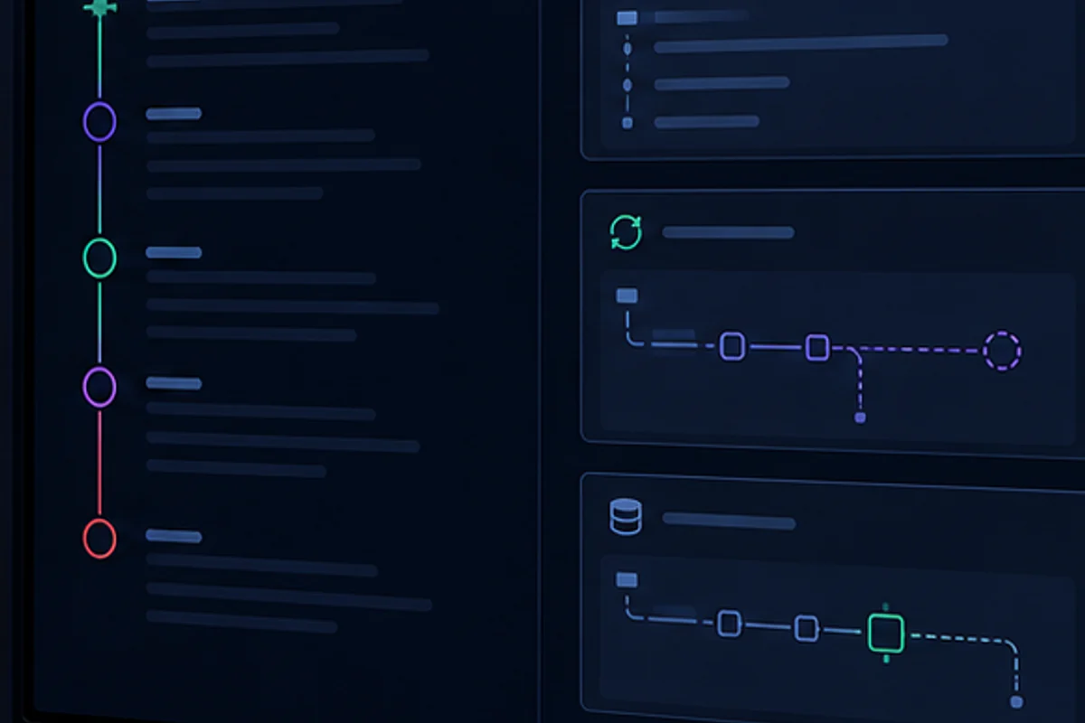 Monitor AI workflows with logs, exceptions and rollback